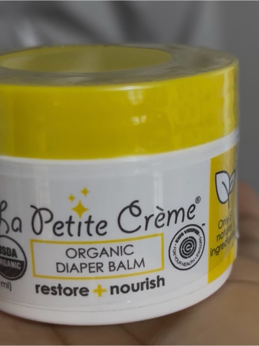 Organic Diaper Balm - Yellow